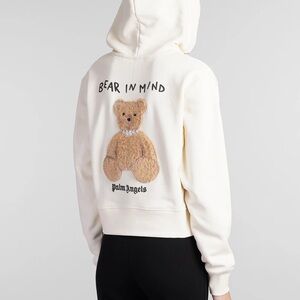 Palm Angels Cream Bear Hoodie